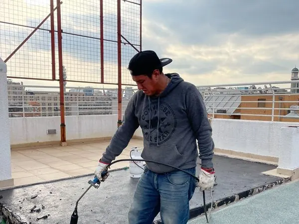 Sellado de losa en altura
