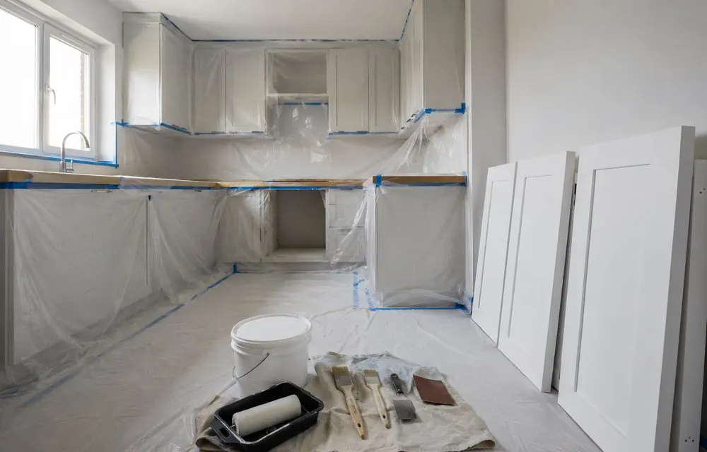 Cocina en proceso de remodelación